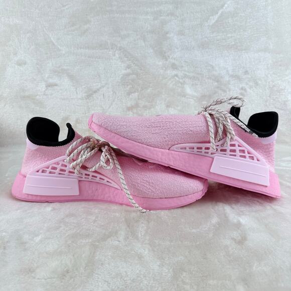 Adidas Pharrell Williams Hu NMD Knit Sneakers Men\'s Size 10.5 Pink GY0088 main image 4